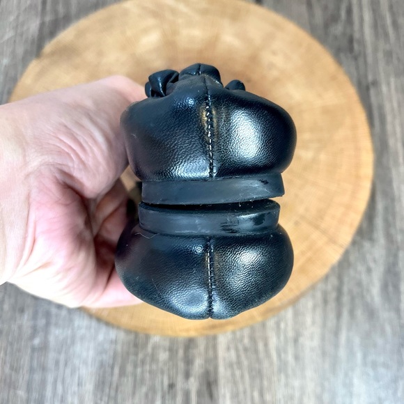 * Tory Burch Reva Leather Ballet Flats with Silver Medallion – Women’s Size 4 - Picture 9 of 14